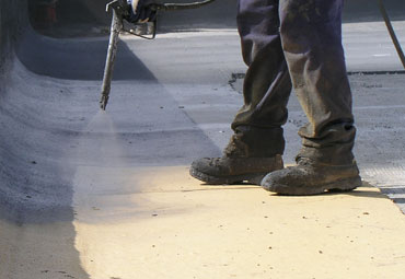 coating systems over Salinas spray foam roof systems